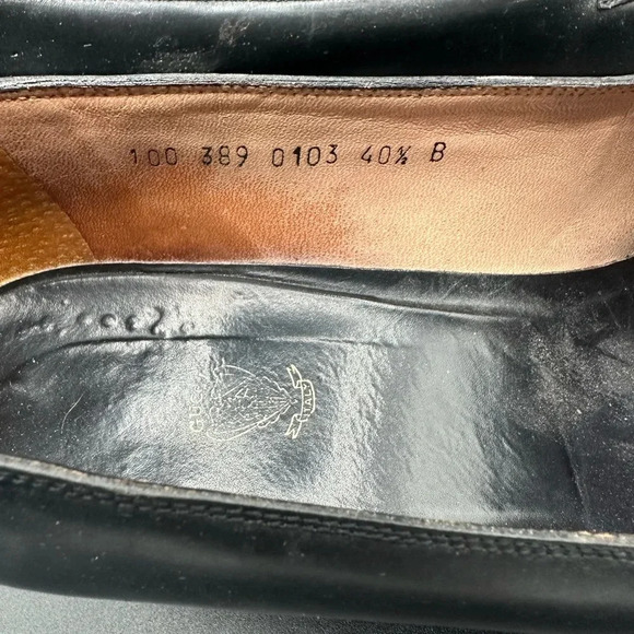 Vintage Gucci Leather Black Heels Loafers 40.5 - Picture 13 of 13
